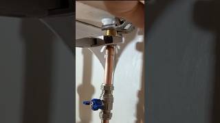 New fill valve and soldering copper pipe asmr diy howto plumbingtools subscribe youtubeshorts [upl. by Isleen]