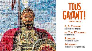 Teaser TousGayant  Fêtes de Gayant 2023  Douai [upl. by Annahpos]