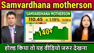 Samvardhana motherson share latest newssamvardhana motherson share analysistarget price [upl. by Schwejda]