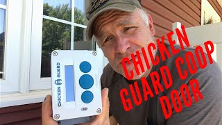 Chicken Guard premium self locking automatic chicken coop door [upl. by Nnayram254]