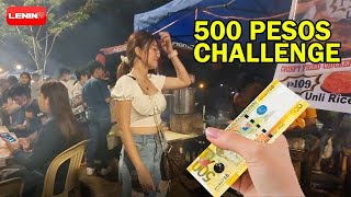 500 Pesos Challenge At Divisoria Night Market  Zamboanga Hermosa Festival [upl. by Haleelahk660]