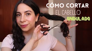 Corte FÁCIL para Cabello RizadoOndulado  Pigtails Cut Método Curly [upl. by Raquel]