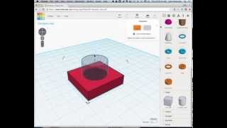 TinkerCAD  Creating Holes [upl. by Hardunn]