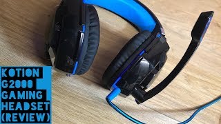 Kotion G2000 35mm Gaming Headset Test amp Review [upl. by Laerol334]