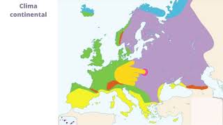 Los climas de Europa para 6º curso de Primaria [upl. by Saunderson998]