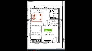 18x22 house plan I 18 by 22 home plan I small house design shorts homedesign architechture [upl. by Anaxor]