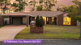 45 Palmwoods Crescent Runcorn Qld 4113 [upl. by Atileda80]