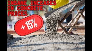 We Need To Talk About Concrete Prices Why are concrete prices up about 15 in 2023 [upl. by Alika127]