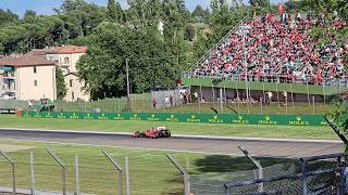 F1 Imola 2024  Rivazza 1 Grandstand  FP2  Emilia Romagna GP [upl. by Akiwak]