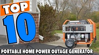 Top 10 Best Portable Home Power Outage Generators Review In 2024 [upl. by Refotsirc]