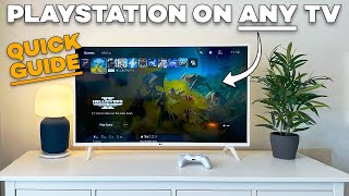 HOW TO play PS4  PS5 Pro on ANY TV Playstation Step by step guide [upl. by Brasca]