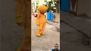 Teddy prank funny mrcrazy comedy teddy teddybear prank funnyshorts subscribe duet [upl. by Aiclid]