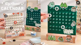 DIY Kawaii Calendar  How To Make Calendar at home  DIY Calendar 2024  Homemade calendar [upl. by Puff]