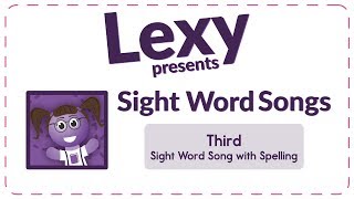 Third Sight Word Song with Spelling [upl. by Ikaz]