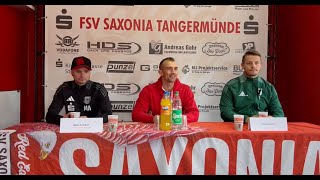 Pressekonferenz FSV Saxonia Tangermünde  TSV Niederndodeleben 061024 [upl. by Nagle]