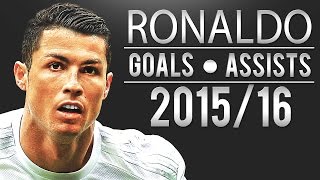 Cristiano Ronaldo All GoalsampAssists  English Commentary  201516  HD [upl. by Salohci]