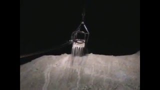 1250 BampE Dragline digging at night [upl. by Ossy]