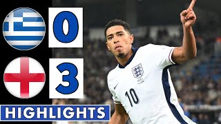 🔵 Greece vs England 03  All Goals amp Extended HIGHLIGHTS  UEFA Nations League [upl. by Charmion]