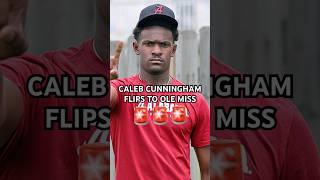 🚨 BAD NEWS Caleb Cunningham FLIPS To Ole Miss From Alabama Footballs 2025 Recruiting Class shorts [upl. by Edlin]