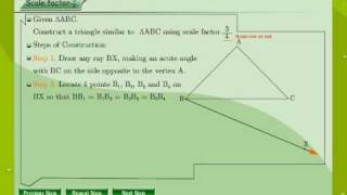 To Construct a triangle Similar To a Given Triangle [upl. by Alyaj]