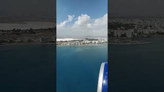 Landing at Larnaca Airport [upl. by Adekram570]