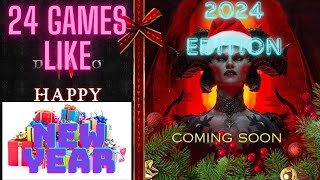 24 UPCOMING DIABLO LIKE GAMES IN 2024 [upl. by Noterb]