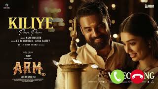 Kiliye Malayalam Song Ringtone 2024  ARM Malayalam Movie BGM Ringtone 2024  Tovino Thomas Movie [upl. by Sseb533]