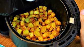 BATATAS ASSADAS CROCANTES NA AIR FRYER EM 20 MINUTOS  FÁCIL E RÁPIDA [upl. by Yrram134]