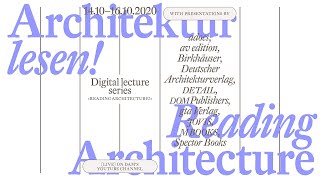 Reading Architecture  Architektur lesen  Tag 1 [upl. by Hannah]