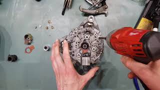 Make your own HIGH OUTPUT alternator  Part 1 The Teardown [upl. by Navek]