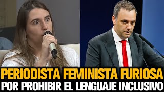 PERIODISTA FEMINISTA INCREPÓ A ADORNI POR PROHIBIR EL LENGUAJE INCLUSIVO [upl. by Zeena]