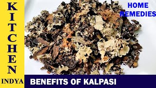 kalpasi  benefits of kalpasi  health benefits of Parmotrema perlatum  black stone flower benefits [upl. by Anahsat]