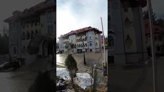 360 VR Walking Tour of Predeal Romania  Winter Wonderland amp Carpathian Mountains in 4K [upl. by Gaylene]