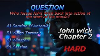 quot10 John Wick Chapter 2 Quiz – Test Your Knowledge of the Intense Action Sequelquot [upl. by Ibrab]