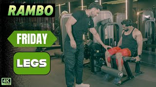 FRIDAY  Legs RAMBO  Lean Muscle Program by Guru Mann FT Shailendar Yadav [upl. by Ciredec]