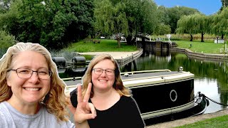 OUT OF OUR COMFORT ZONE Cruising our Narrowboat on the River Avon Luddington Lock to Welford Lock [upl. by Blinnie]