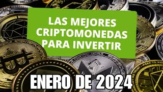 Top 4 de Criptomonedas para invertir en enero 2024 [upl. by Latoye486]