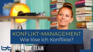 Konfliktmanagement Wie löse ich Konflikte  berliner team [upl. by Deeanne]