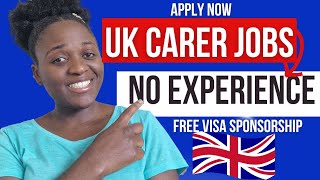 FREE UK VISA SPONSORSHIP JOBS FOR CARERS  No EXPERIENCE Needed [upl. by Vachell650]