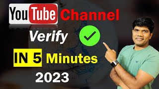 How To VERIFY YouTube Channel Phone amp ID Verification 2023 [upl. by Yelahc]