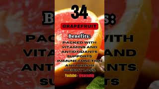 Health Benefits of eating grapefruit everyday on human body Facts about nutrition of grapefruit [upl. by Atiugram]