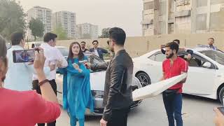 Kaisi Teri khudgarzi Episode 01  BTS Video  Part 02  Danish taimoor Durefishan [upl. by Yesmar]