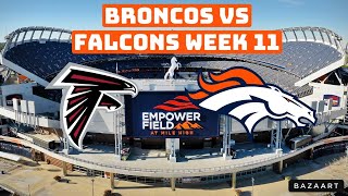 BRONCOS FALCONS A TEAM WE HAVE NOT BEAT SINCE 2008 [upl. by Esorylime]