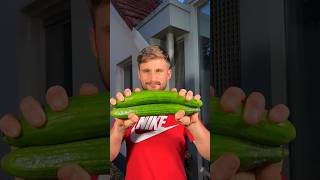 Guess how many cucumbers this challe P670 [upl. by Ilellan]