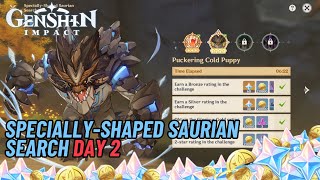 SpeciallyShaped Saurian Search Day 2 Fearless  Genshin Impact 46 [upl. by Marc]