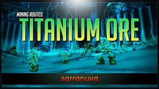 Titanium Ore How to Farm  WOTLK Mining Routes  Relic Of The Past [upl. by Ardnnek]