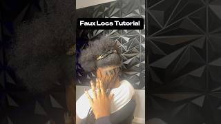 How to Faux Locs  Soft Locs  Knotless Method 🔥 [upl. by Vonni705]