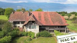 Magnifique propriété du 18ème s avec vue sur le lac à Châbles  FR [upl. by Merola806]