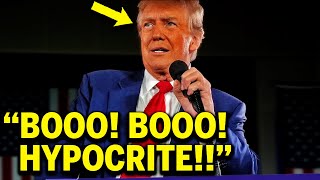 Trump Loudly BOOED OFF STAGE MidSpeech [upl. by Johathan690]