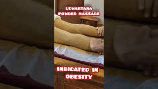 MGUG  23 OCT2024  UDWARTANA Powder Massage  Indicated in Obesity  Panchakarma In Ayurveda [upl. by Nylyahs169]